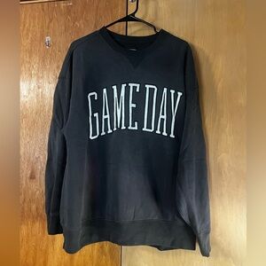 NWOT Abercrombie Game Day Vintage Sunday Crew, size large